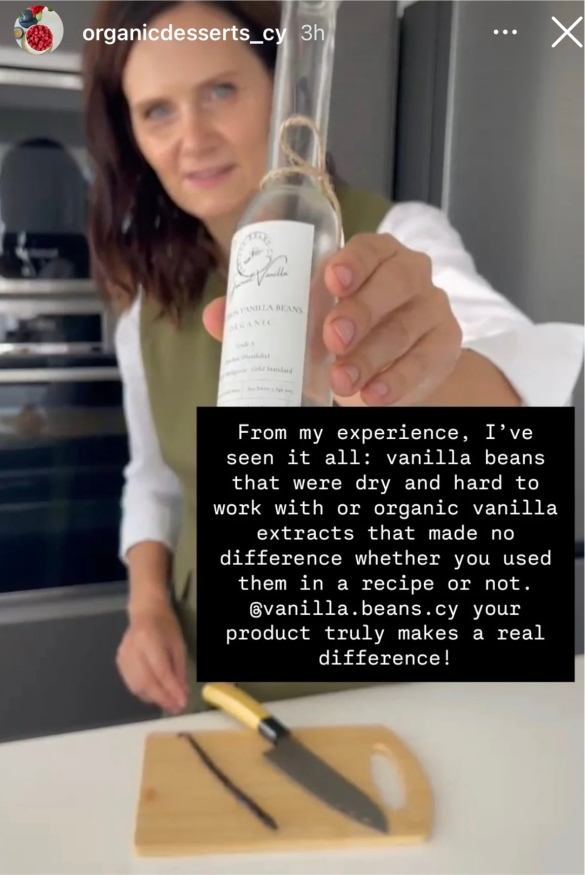 🧁 Gourmet Starter Bottle - Premium Organic Madagascar Bourbon Vanilla Beans Grade A (3 pcs / ~17g)