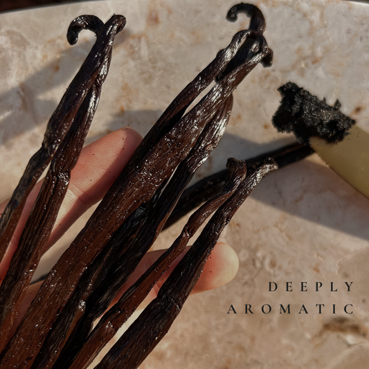 🍰 Premium Organic Madagascar Bourbon Vanilla Beans (10 pcs/~50g).