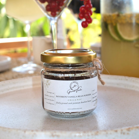 🌱 NEW! 100% Pure Organic Bourbon Vanilla Powder – Grade A Madagascar (50g)/XL