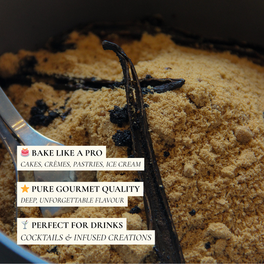 ✨ DEAL DUO! 🍨 The Ultimate Vanilla Bundle – Experience Vanilla Powder & Raw Beans in Its Purest Form